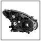 Nissan Rogue 2008-2014 Black Headlights