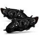 Toyota Corolla 2011-2013 Black Smoked Headlights