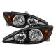 Toyota Camry 2002-2004 Black Headlights