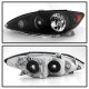 Toyota Camry 2005-2006 Black Headlights