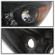 Toyota Matrix 2009-2013 Black Headlights