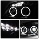 Pontiac G5 2007-2009 Black LED Halo Projector Headlights