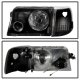 Ford Ranger 1993-1997 Black Projector Headlights