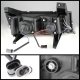 GMC Canyon 2004-2012 Black Projector Headlights