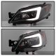 Subaru Impreza WRX 2008-2014 Black HID Projector Headlights LED DRL