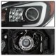 Subaru Impreza WRX 2006-2007 Black Projector Headlights LED DRL