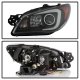 Subaru Impreza WRX 2006-2007 Black Projector Headlights LED DRL