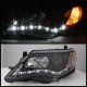 Toyota Camry 2012-2014 Black Projector Headlights with LED