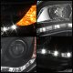 Toyota Camry 2012-2014 Black Projector Headlights with LED