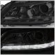 Honda Accord 2013-2015 Smoked Projector Headlights Tube DRL