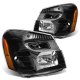 Chevy Equinox 2005-2009 Black Headlights