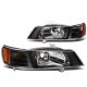 Honda Odyssey 1999-2004 Black Headlights