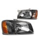 Hyundai Accent 2000-2002 Black Headlights