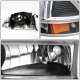 Dodge Durango 1998-2004 Black Euro Headlights