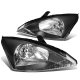 Ford Focus 2000-2004 Black Headlights