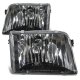 Ford Ranger 1993-1997 Black Headlights