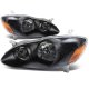 Toyota Corolla 2003-2008 Black Headlights