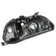 Honda Civic 1996-1998 Headlights Black