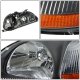 Honda Civic 1996-1998 Headlights Black