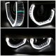 BMW 3 Series Sedan 2006-2008 Black  Halo Projector Headlights