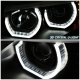 BMW 3 Series Sedan 2006-2008 Black  Halo Projector Headlights