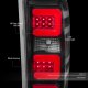 GMC Sierra 3500HD Dually 2015-2019 Black LED Tail Lights C-Tube