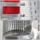 Dodge Ram 2500 2010-2018 Clear LED Tail Lights Red C-Tube