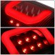 Ford F350 Super Duty 1999-2007 Black LED Tail Lights Red C-Tube