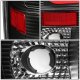 Ford F450 Super Duty 1999-2007 Black LED Tail Lights Red C-Tube