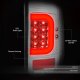 Ford F150 1997-2003 Clear LED Tail Lights Red C-Tube