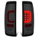 Ford F150 1997-2003 Smoked LED Tail Lights Red C-Tube