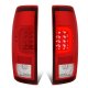 Ford F250 Super Duty 2008-2016 Red LED Tail Lights C-Tube