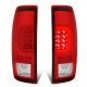 Ford F550 Super Duty 2008-2016 Red LED Tail Lights C-Tube