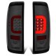 Ford F250 Super Duty 2008-2016 Smoked LED Tail Lights Red C-Tube