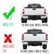 GMC Sierra 3500HD Dually 2007-2014 Red and Clear LED Tail Lights