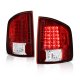 Isuzu Hombre 1996-2000 Red and Clear LED Tail Lights