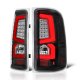 GMC Sierra 2500HD 2007-2014 Black Custom LED Tail Lights Red Tube