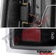 GMC Sierra 2500HD 2007-2014 Black Custom LED Tail Lights Red Tube