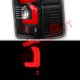 GMC Sierra 2500HD 2007-2014 Black Custom LED Tail Lights Red Tube