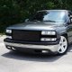 Chevy Silverado 1999-2002 Black Mesh Grille