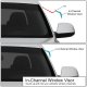 Oldsmobile Bravada 1996-2004 Tinted Side Window Visors Deflectors