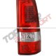 GMC Sierra 2500HD 2001-2006 Red LED Tail Lights Tube