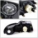 Dodge Caravan 1996-2000 Black Headlights