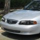 Mazda 626 1998-1999 Black Headlights and Corner Lights