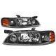 Nissan Altima 2000-2001 Headlights Black