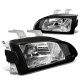 Honda Civic 1992-1995 Black Headlights