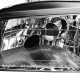 Honda Civic 1992-1995 Black Headlights