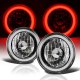 Nissan 280Z 1975-1978 Black Red Halo Tube Sealed Beam Headlight Conversion