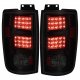 Ford Expedition 1997-2002 Black Smoked LED Tail Lights