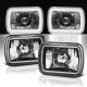 Acura Integra 1986-1989 Black SMD LED Sealed Beam Headlight Conversion